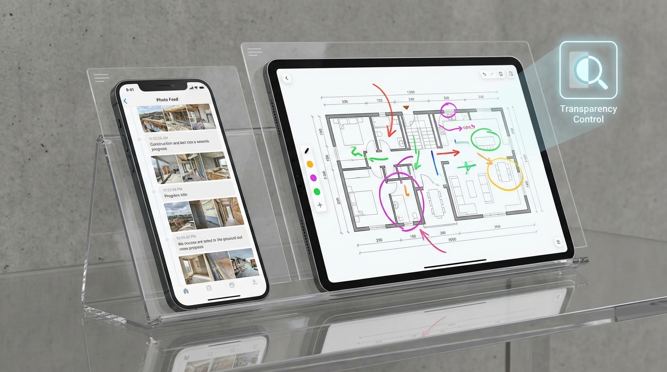 Контроль ремонта с дизайнером в приложении