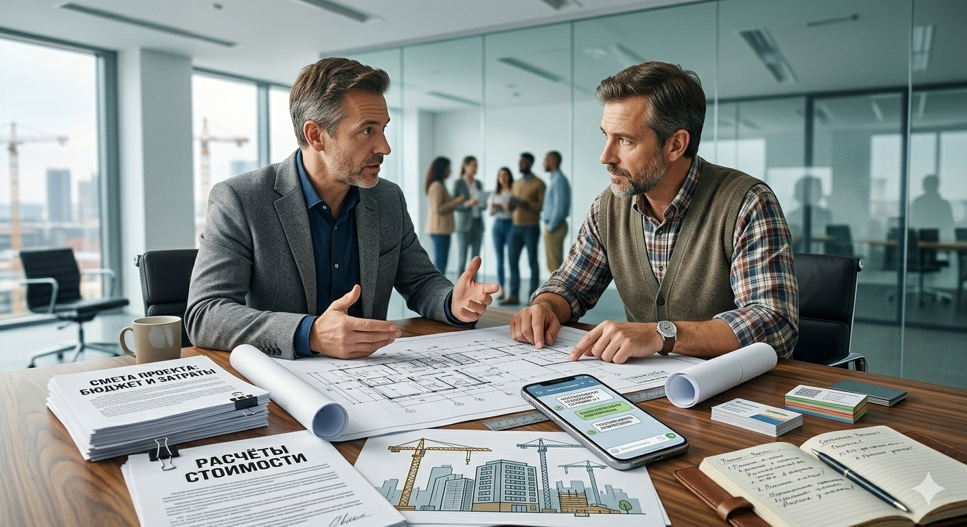 Иллюстрация к теме продаж в проектных услугах