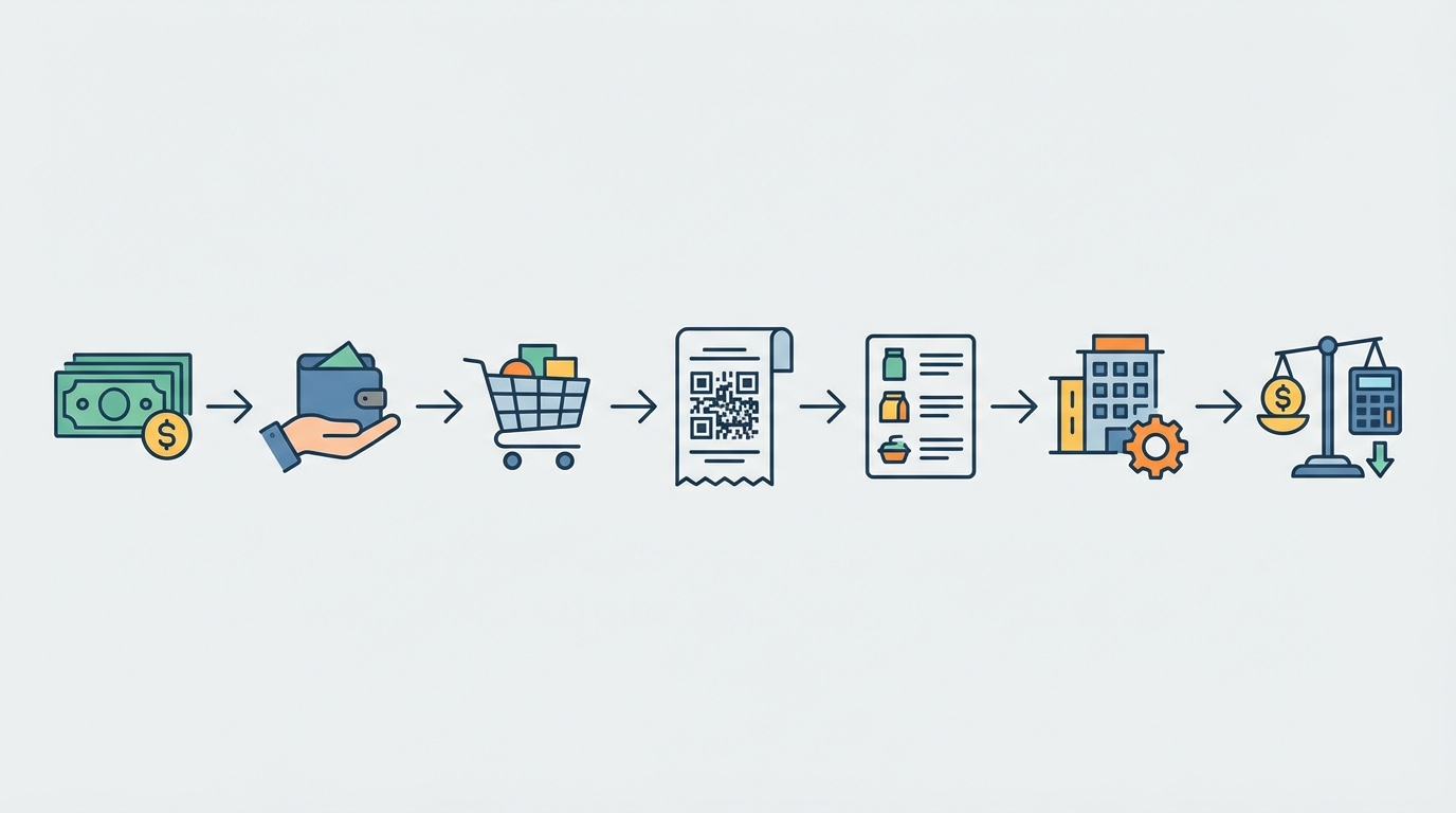 Схема отчётности по подотчёту