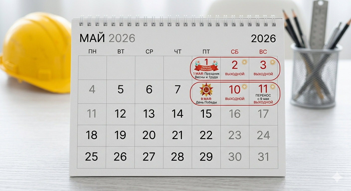 Майские выходные 2026: даты, календарь и что это значит