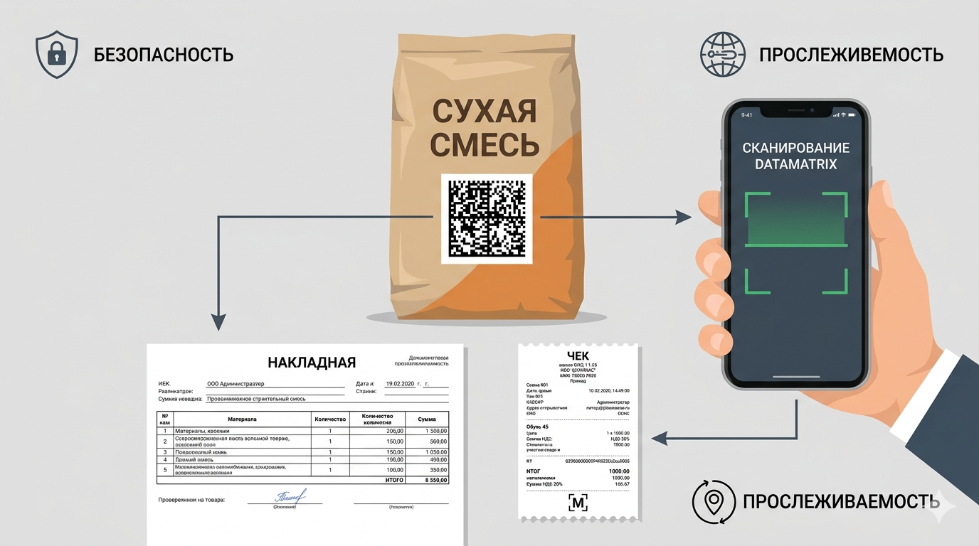 Маркировка стройматериалов и контроль оборота