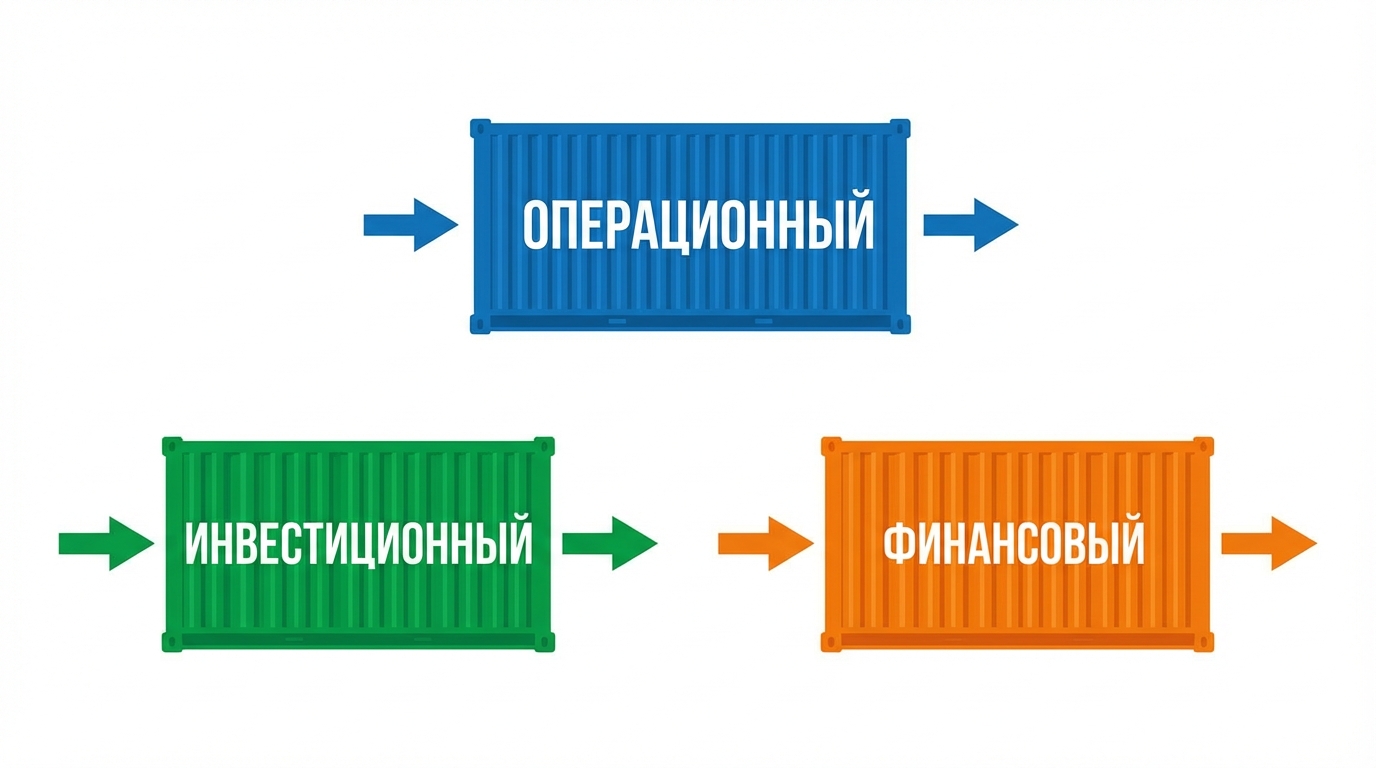 Три вида потоков в ДДС