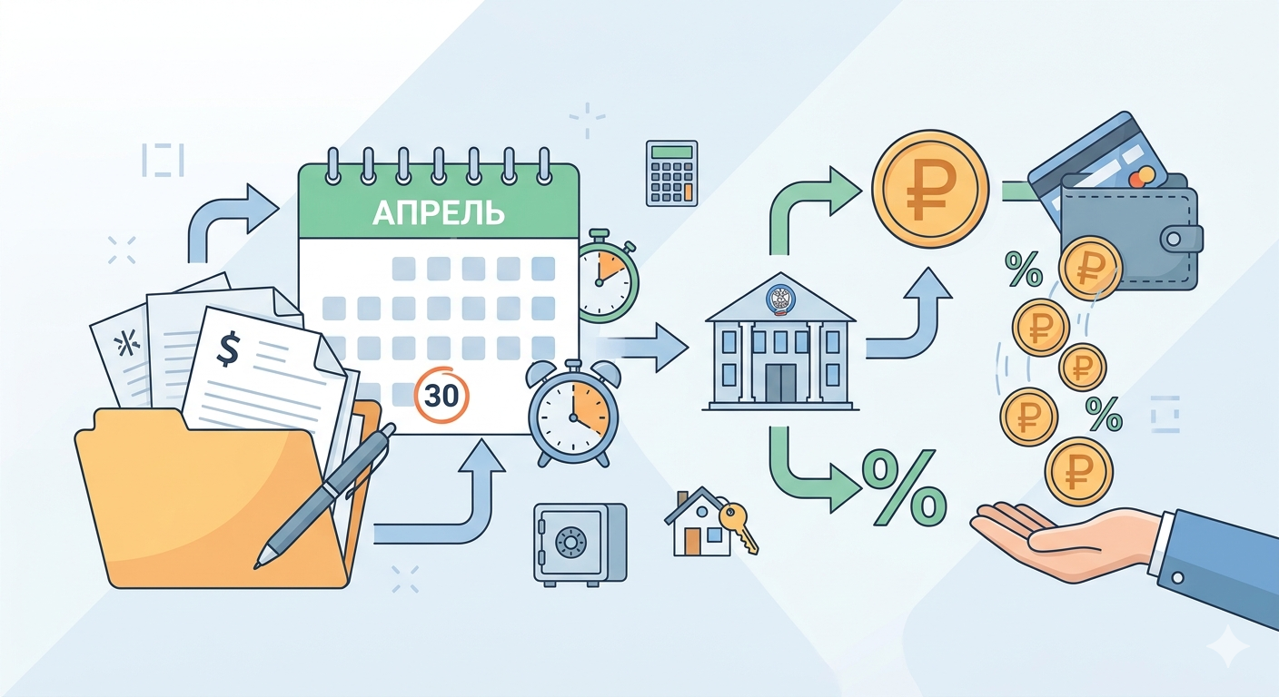 Календарь подачи 3‑НДФЛ