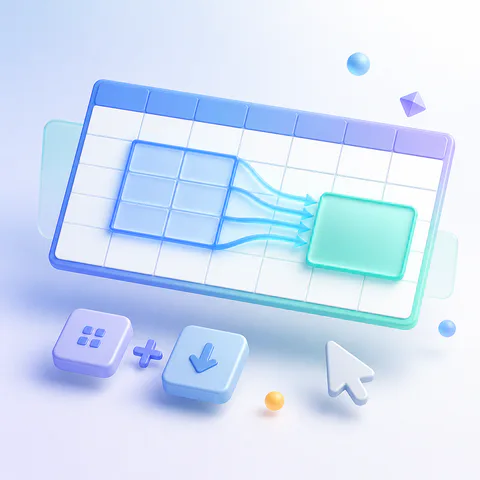 How to merge cells in Excel