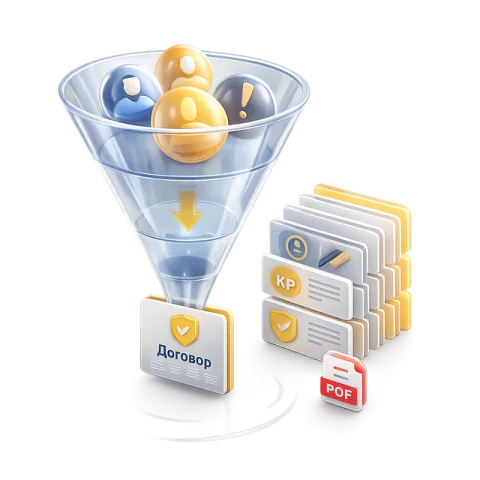 Воронка продаж в CRM-системе