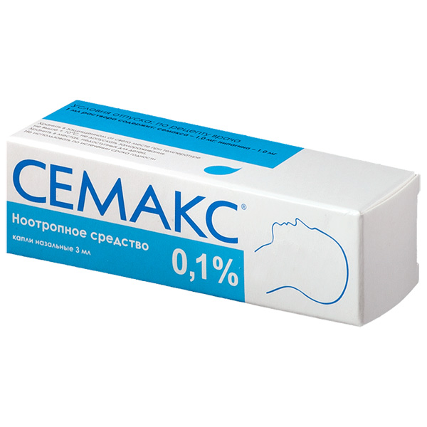 Семакс 0,1% раствор 3мл фл