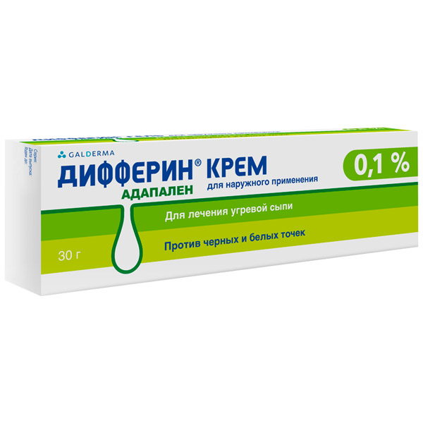 Дифферин крем 0,1% 30г туба