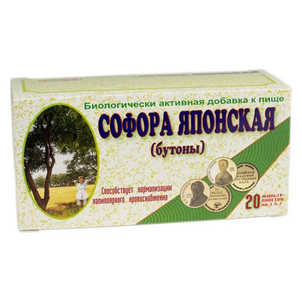 Софора японская бутоны фильтр-пакет 1,5г №20