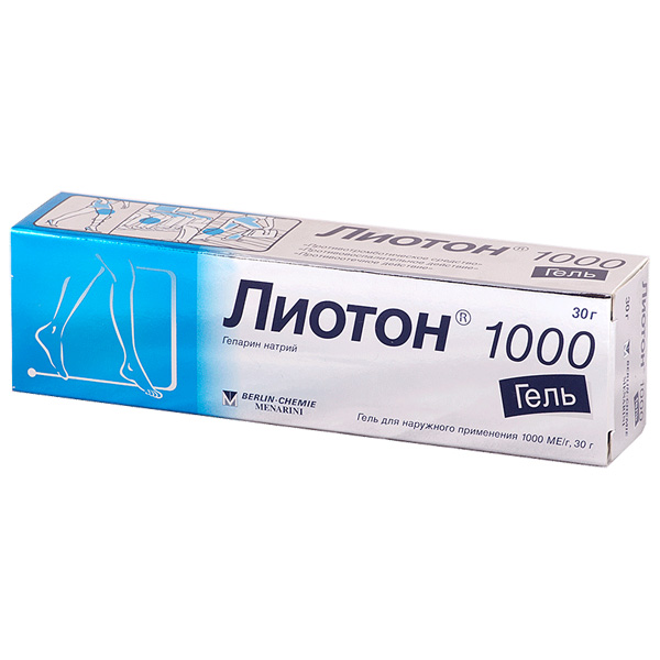 Лиотон 1000 гель 30г