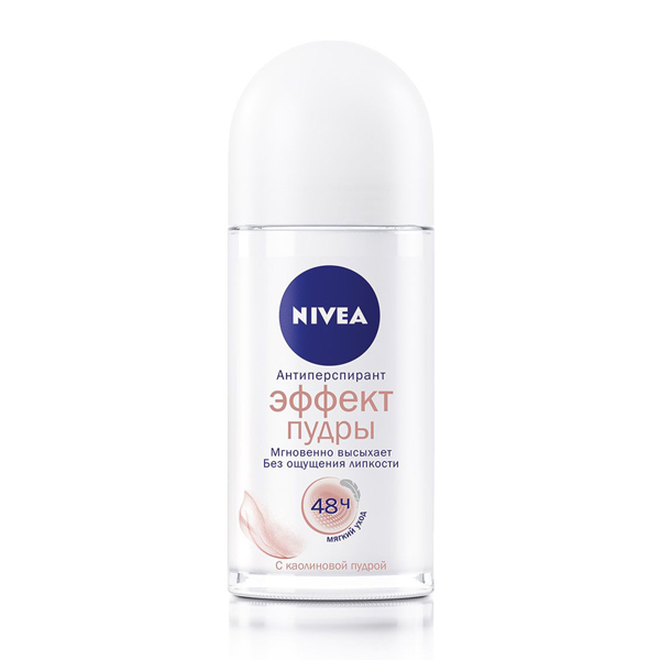 NIVEA (НИВЕЯ) Дезодорант Эффект Пудры део шарик для женщин   50мл