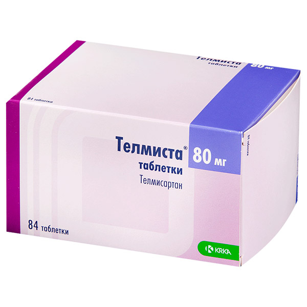 Телмиста таб. 80мг №84