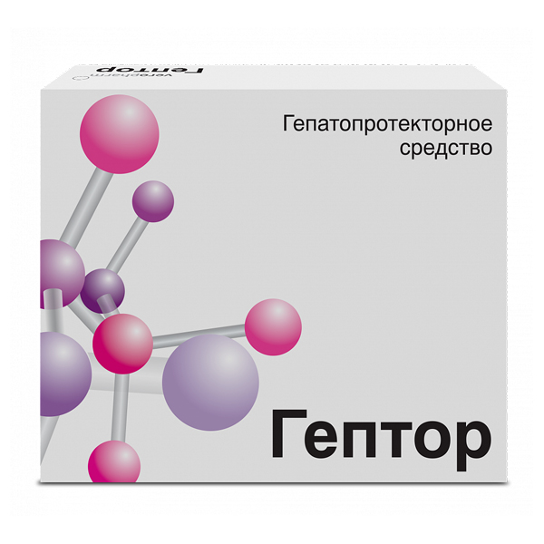 Гептор таб. п/пл/о кш/раст. 400мг №40