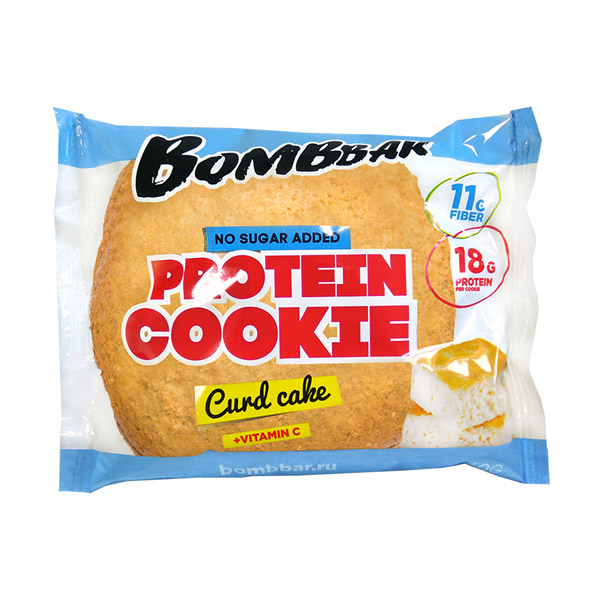 Печенье Bombbar Protein Cookie творожный кекс 60г