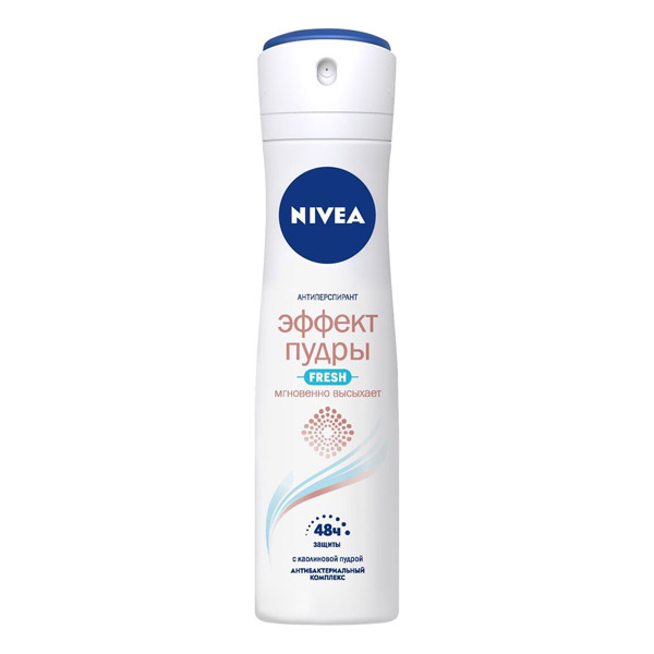 NIVEA (НИВЕЯ) Дезодорант Эффект Пудры Fresh спрей для жен. 150мл