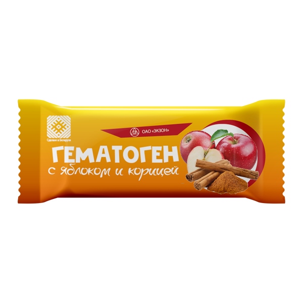 Гематоген с яблоком и корицей 40г