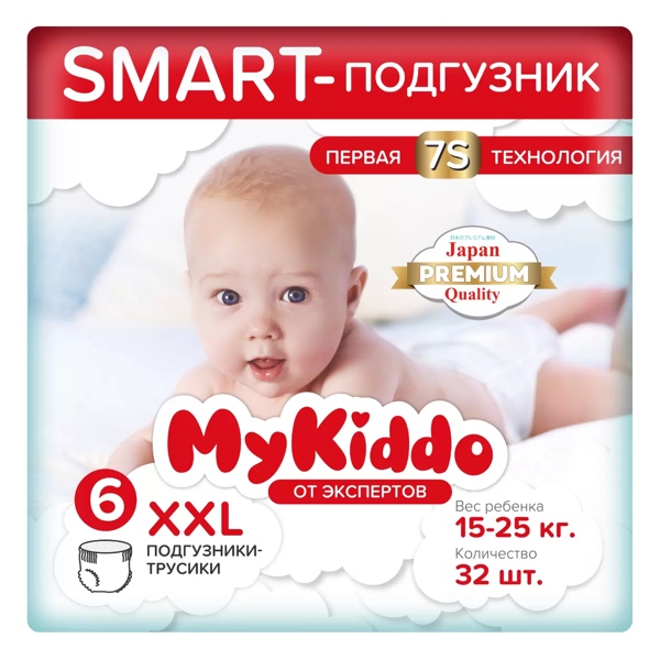 Подг. трусики Mykiddo Premium р.XXL (15-25кг) №32