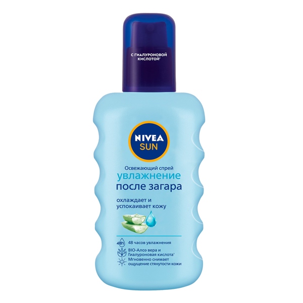 NIVEA Sun Спрей освеж. Увлажнение п/загара 200мл