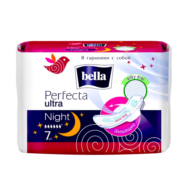 Прокладки Белла perfecta ultra maxi night silky drai №7