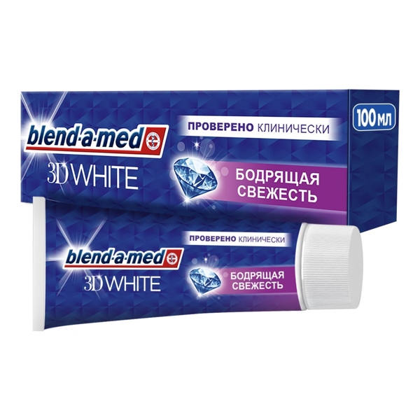 BLEND-A-MED (БЛЕНДАМЕД) Зубная паста   3D White Прохладная свежесть 100мл