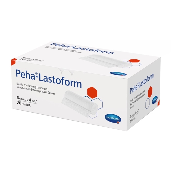 HARTMANN Бинт эластичный фиксирующий Peha-Lastoform 6*400см №20