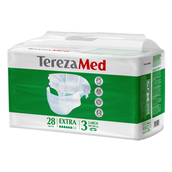 Подгузники для взрослых TerezaMed Extra L р.3 №28