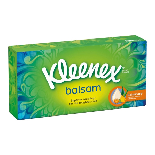 Салф. бумажные Kleenex Balsam №72 кор.