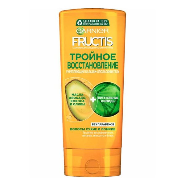 FRUCTIS Бальзам опол-ль Тройное восстановление д/поврежд. и ослабл. вол. 200мл