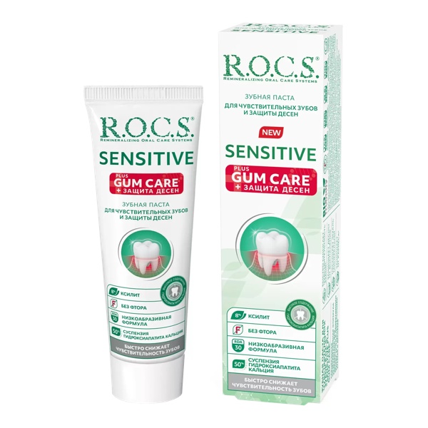 З/п Рокс Sensitive plus gum care д/чувств. зубов 94г