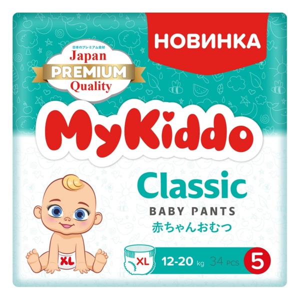 Подг. трусики Mykiddo Classic XL (12-20кг) №34