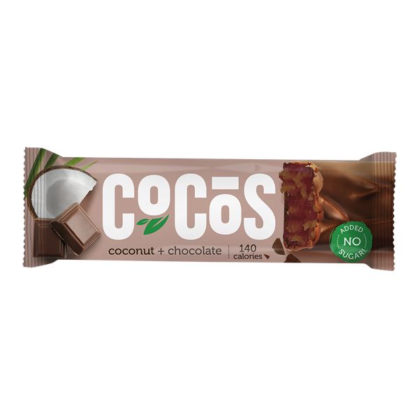 Батончик Fitnesshock Cocos с ароматом шоколада глазир. 35г