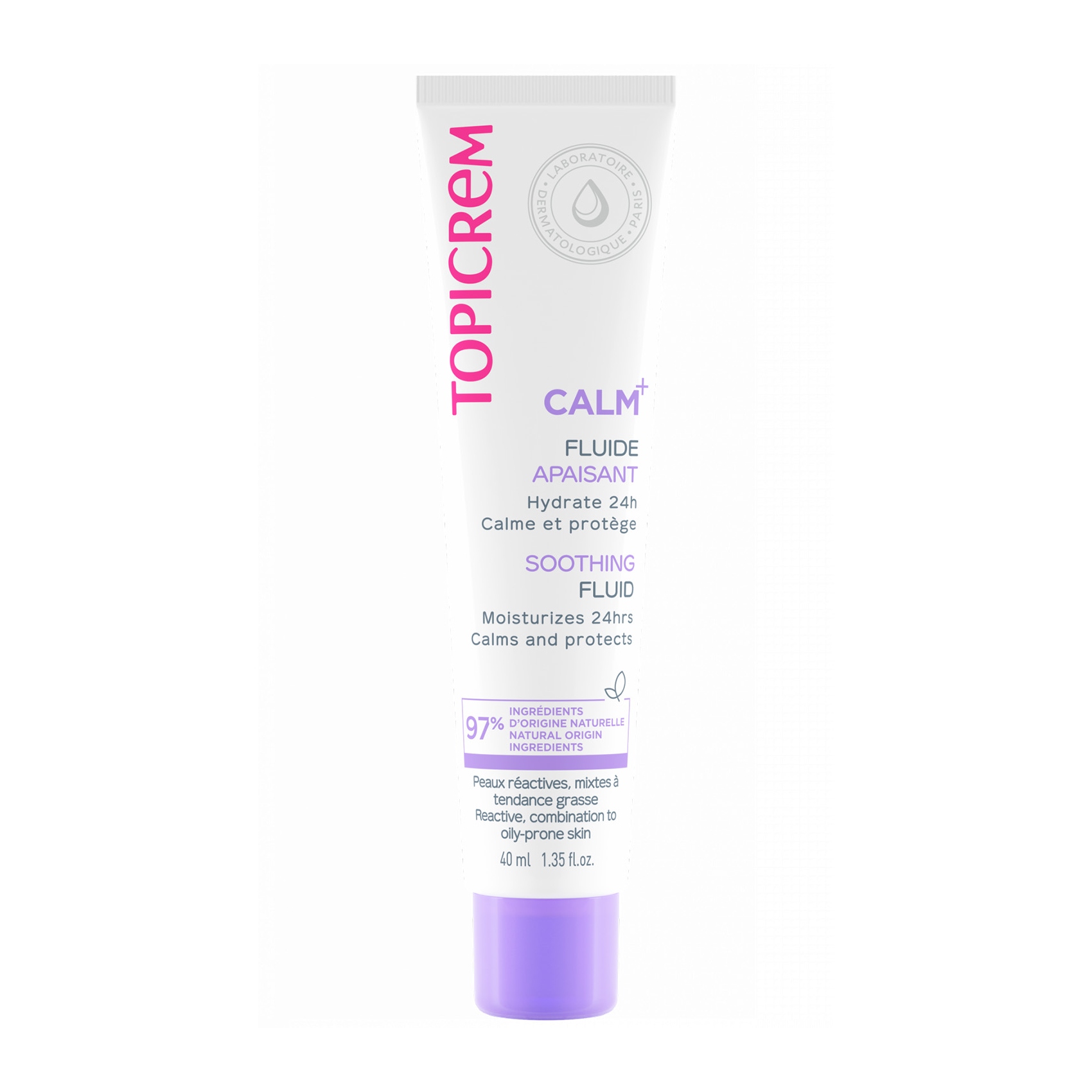 Topicrem Calm+ флюид для лица успокаивающий 40мл