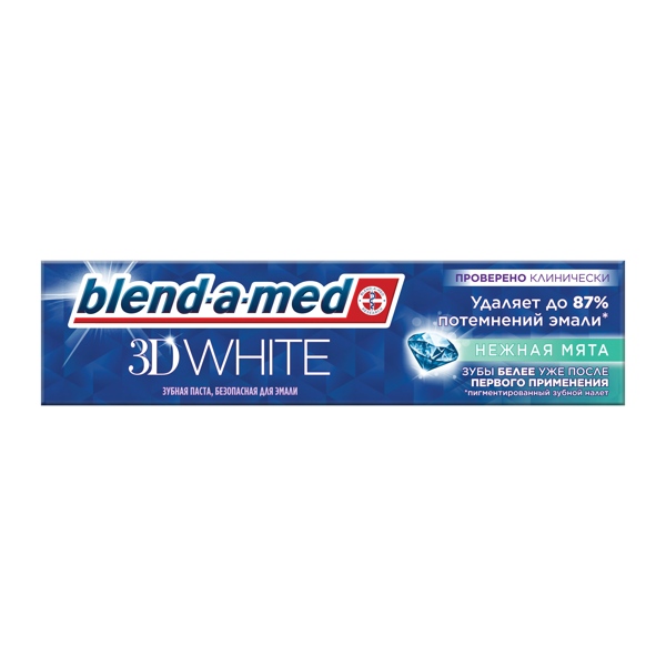 З/п BLEND-A-MED 3D White Нежная мята 75мл