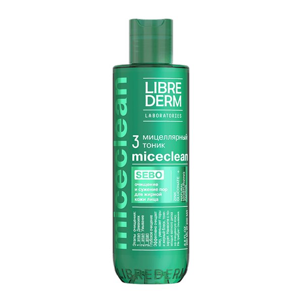 LIBREDERM Miceclean Sebo Тоник для лица мицеллярный 200мл