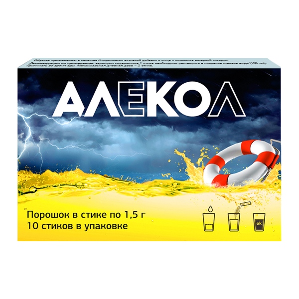 Алекол пор. в стике 1,5г №10