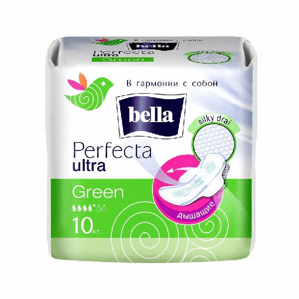 Прокладки Белла perfecta ultra green №10