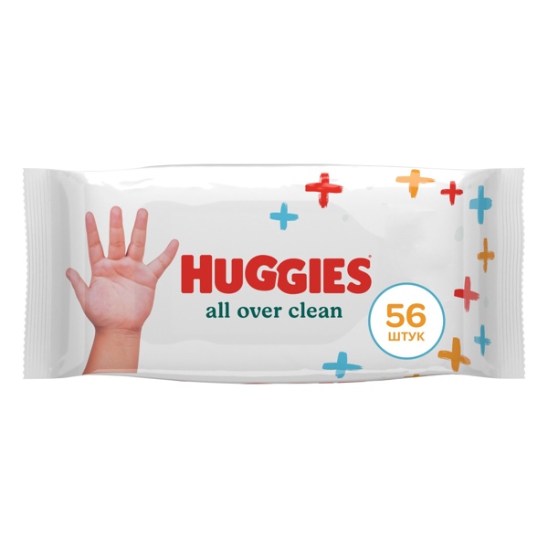 Салф вл. Huggies многослойные all over clean №56