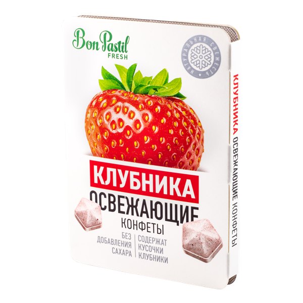 Конфеты Бон пастиль Фреш Клубника освеж. без сахара №8