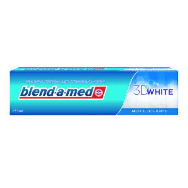 BLEND-A-MED (БЛЕНДАМЕД) Зубная паста  3D White Medic delicate 100мл