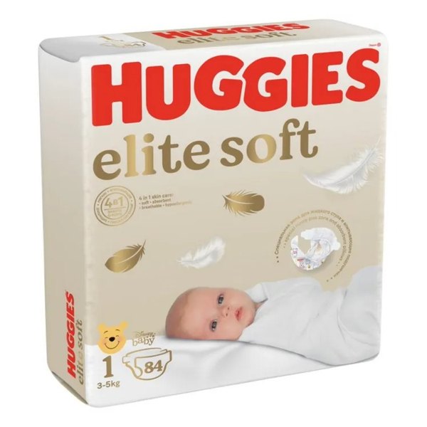 Подгузники Huggies Elite Soft 3-5кг №84