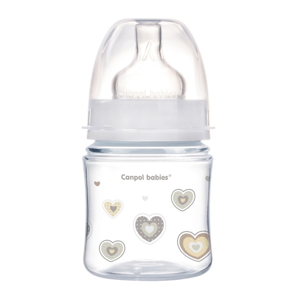 Canpol babies Бутылочка Easystart Newborn baby антиколик. 120мл 0+ бел.