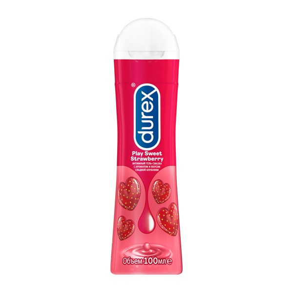 Гель смазка Durex play Sweet strawbery с ароматом клубники 100мл