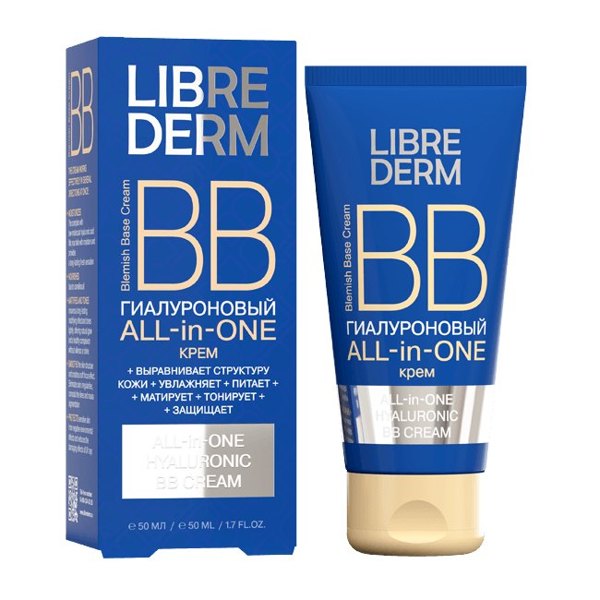 LIBREDERM Hyaluronic Крем ВВ гиалуроновый All in One 50мл