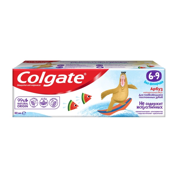 З/п Colgate Арбуз б/фторида  6-9 лет 60мл