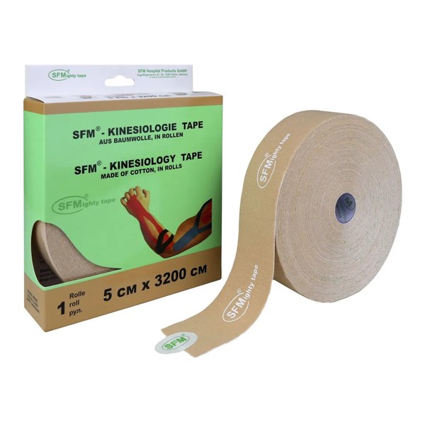 Кинезио тейп SFM Plaster 5*3200см бежевый