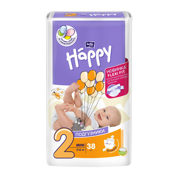 Подгузники Bella baby Happy Mini (3-6кг) №38