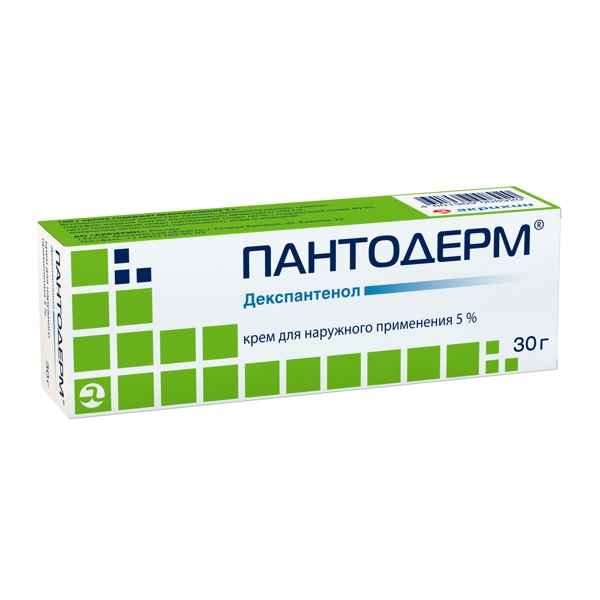 Пантодерм крем д/наруж. прим. 5% 30г