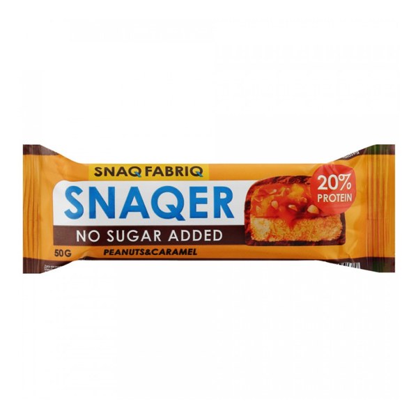 Батончик Snaq fabriq Snaqer Арахис и карамель глазир. 50г