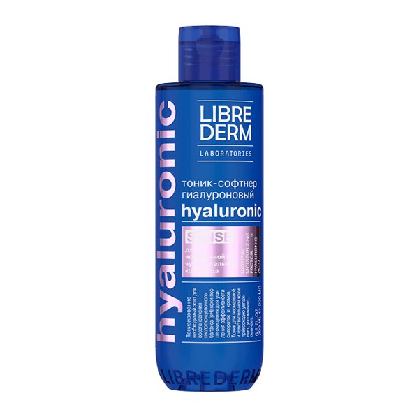 LIBREDERM Hyaluronic Sense Тоник-софтнер гиалуроновый для нормальной и чувствительной кожи 200мл