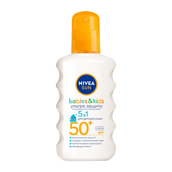 NIVEA Sun Kids Спрей с/защит. Ультра защита SPF50+ 200мл