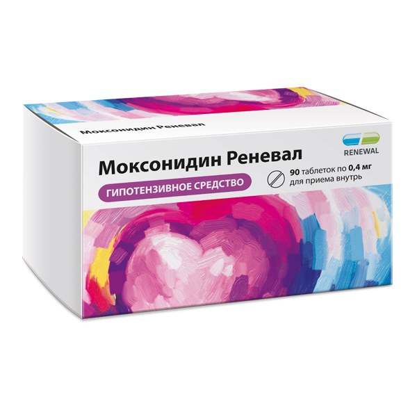 Моксонидин Реневал таб. п/пл/о 0,4мг №90